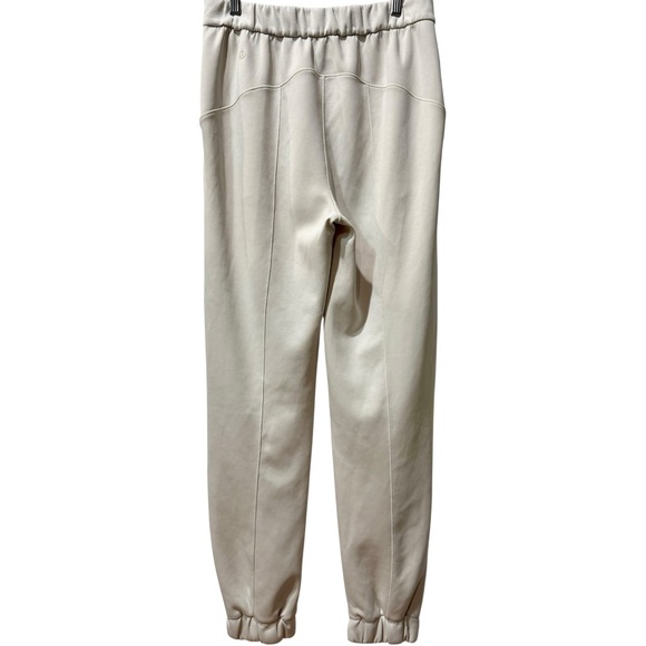 Lululemon Softstreme Classic Pants Brushed Soft Fabric Ivory High Rise Joggers 6 - Picture 2 of 3